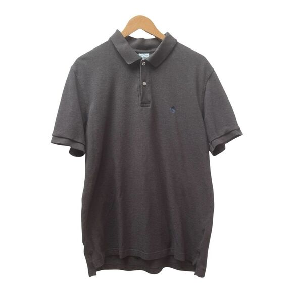 Brooks Brothers Gray Slim Fit  Preppy‎ Fall Polo Shirt Size XL - Picture 1 of 7